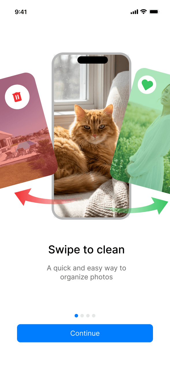 PicSwipe app screenshot